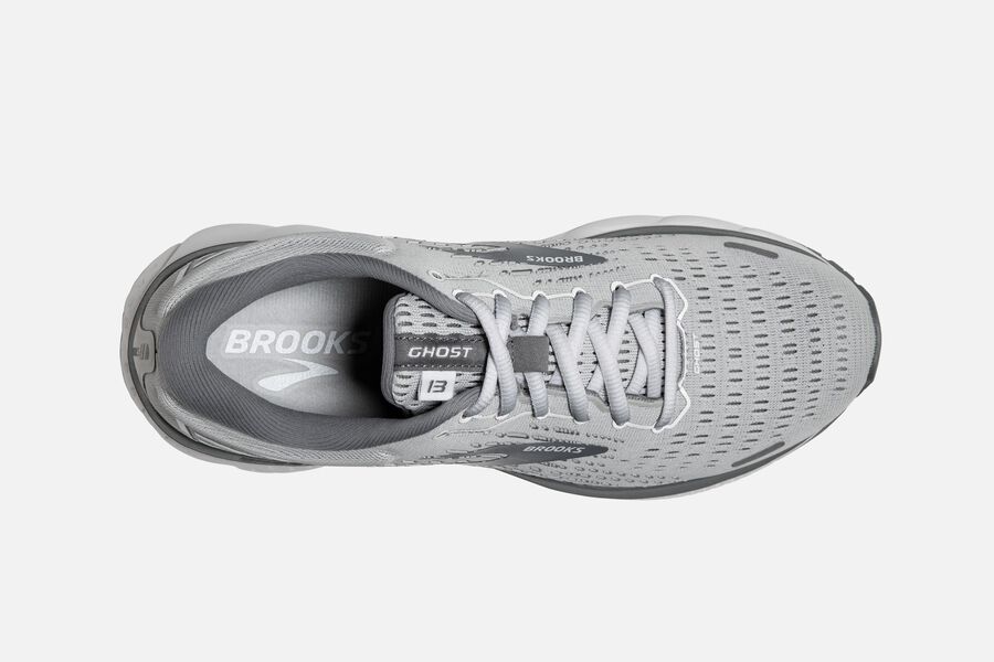 Ghost 13 Road Brooks Running Shoes NZ Womens - Grey - MAVWRC-708